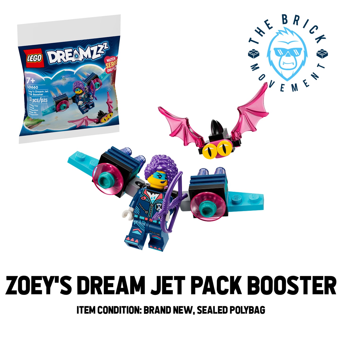 LEGO DREAMZZZ Zoey's Dream Jet Pack Booster Polybag