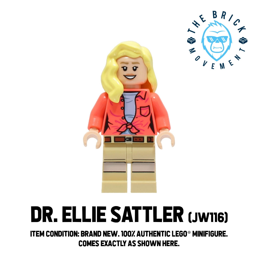 LEGO JURASSIC WORLD Dr. Ellie Sattler Minifigure