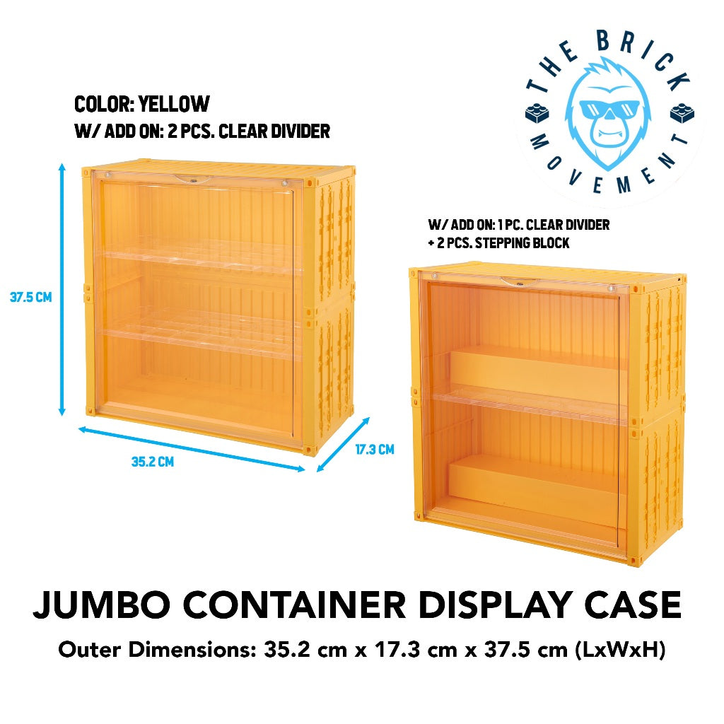 4-Layer Jumbo Container Style Display Case