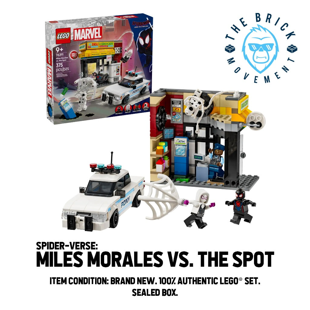 LEGO MARVEL 76311 Spider-Verse: Miles Morales vs. The Spot Set