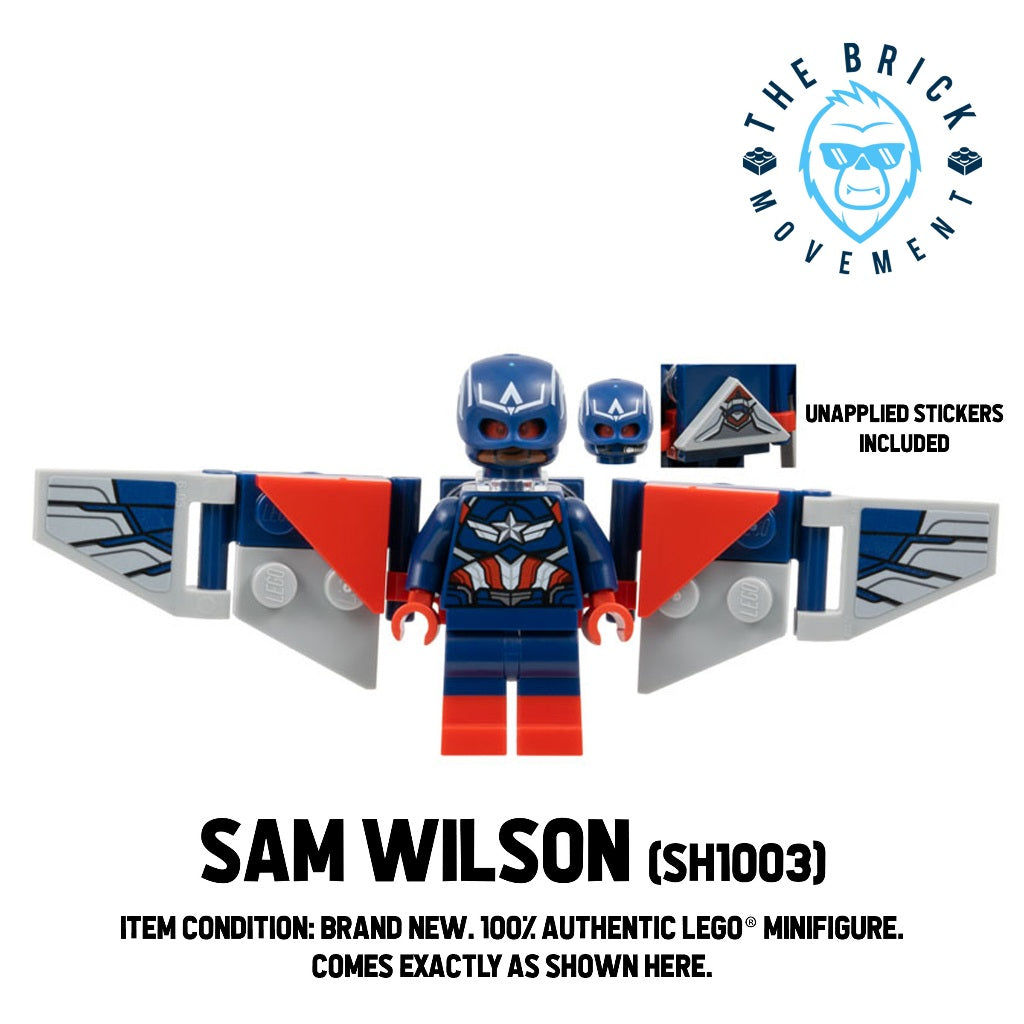 LEGO MARVEL Captain America Sam Wilson Minifigure