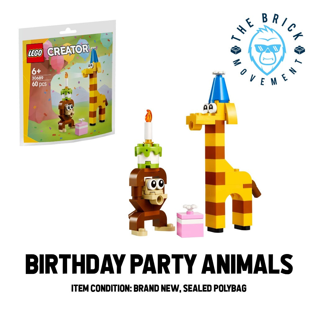 LEGO CREATOR Birthday Party Animals Polybag / Paper Bag