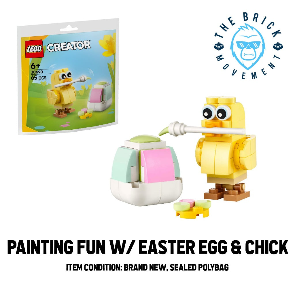 LEGO CREATOR Painting Fun w/ Easter Egg & Chick Polybag / Paper Bag