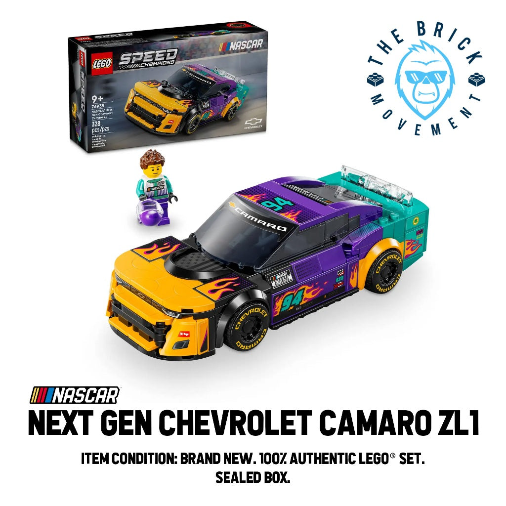 LEGO SPEED CHAMPIONS 76935 Nascar Next Gen Chevrolet Camaro ZL1 Set