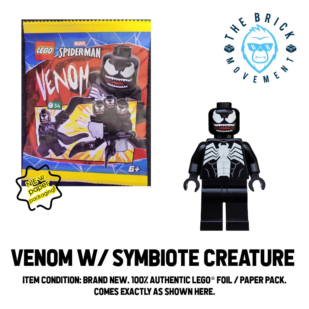 LEGO MARVEL Venom w/ Symbiote Creature Foil / Paper Pack