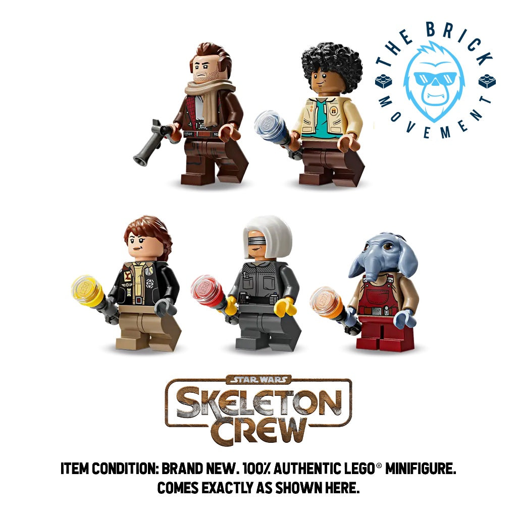 LEGO STAR WARS The Onyx Cinder Skeleton Crew Minifigure Lot