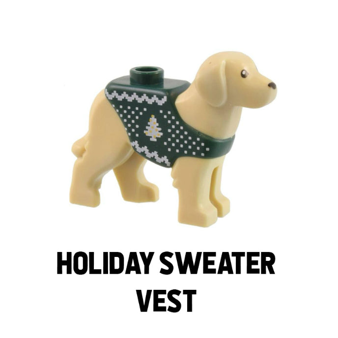 LEGO ACCESSORIES - ANIMAL - Dog (Labrador / Golden Retriever with Vest)