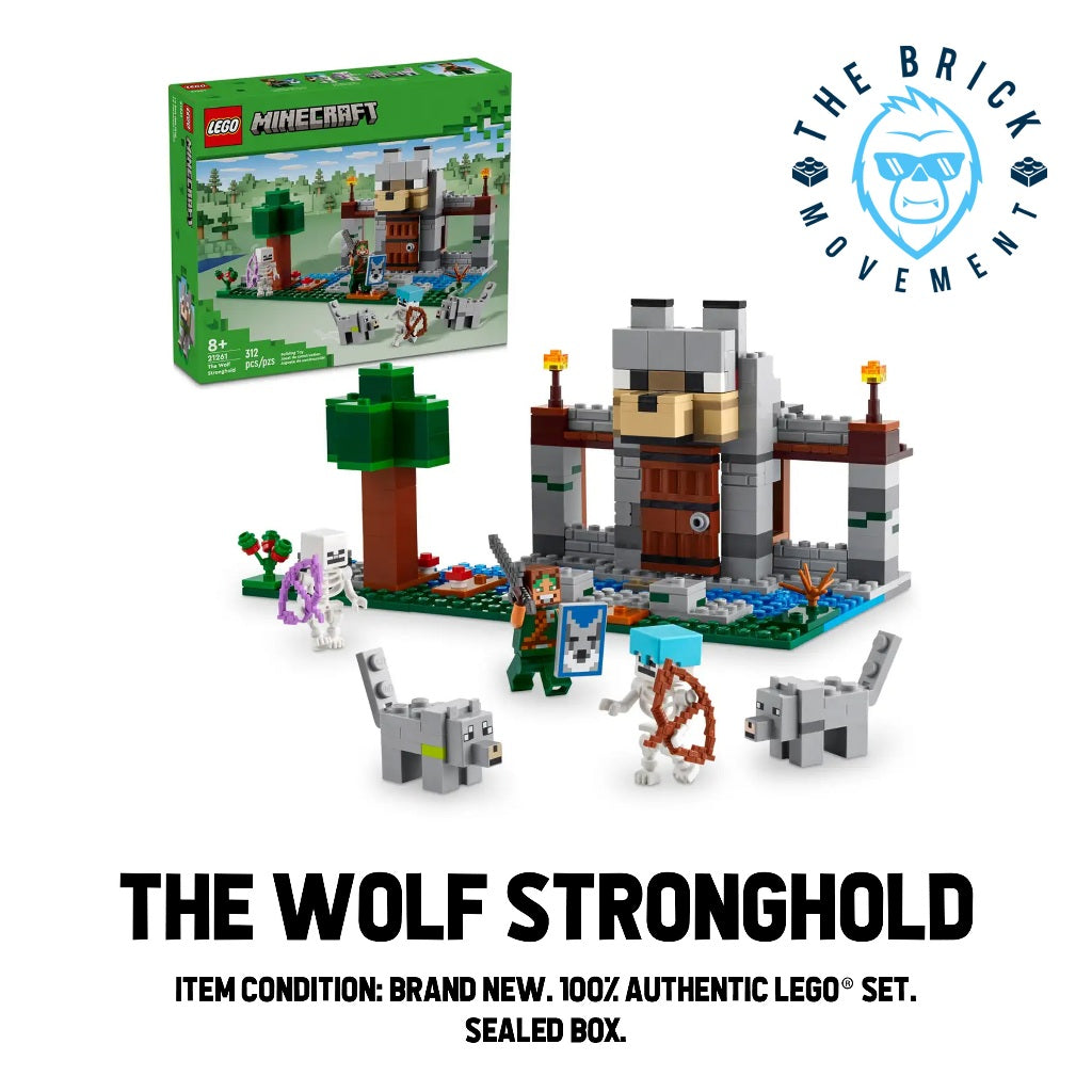 LEGO MINECRAFT 21261 The Wolf Stronghold Set