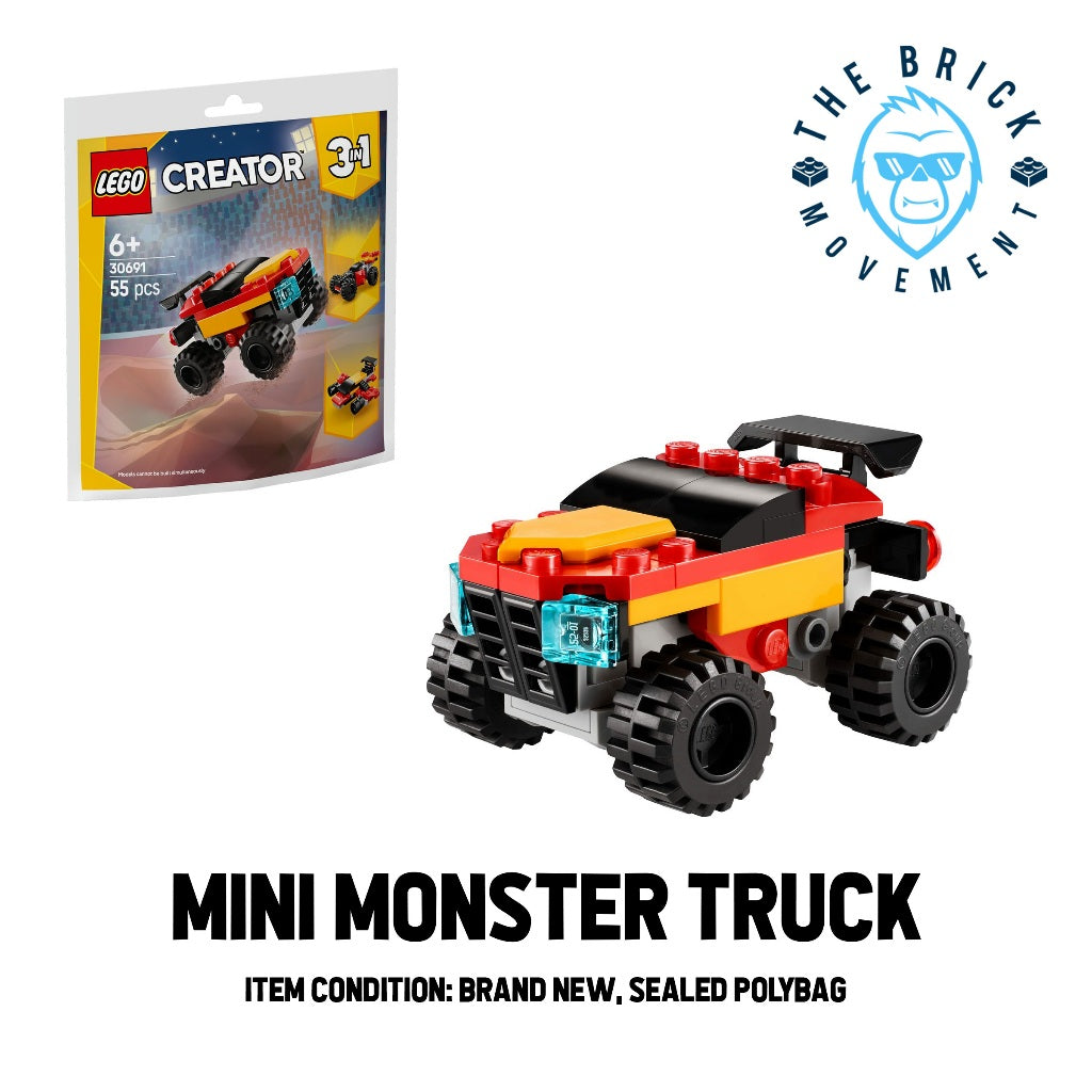 LEGO CREATOR Mini Convertible Monster Truck Polybag / Paper Bag