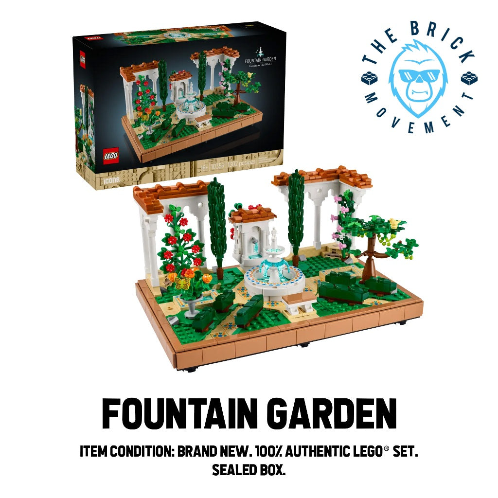 LEGO ICONS 10359 Fountain Garden Set