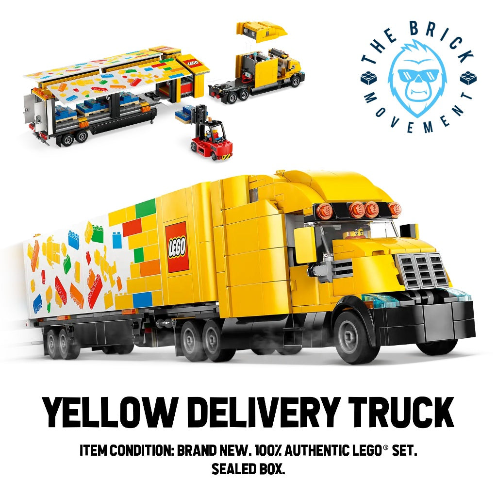 LEGO CITY 60440 Yellow Delivery Truck Set