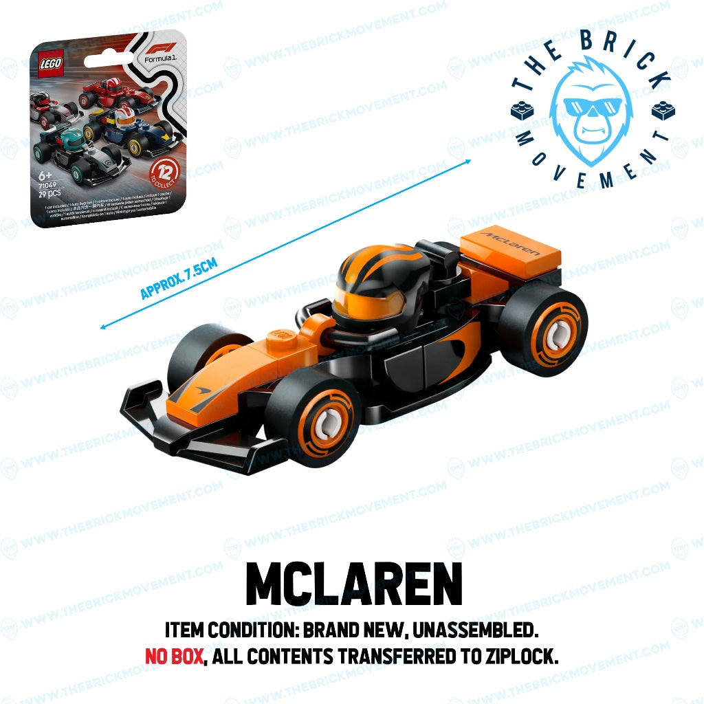 LEGO F1 Collectible Race Cars Series: Single Mini Race Car