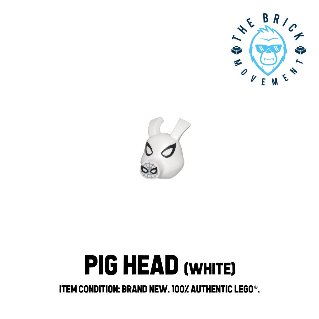 LEGO ACCESSORIES - MINIFIGURE HEAD - Spider-Pig