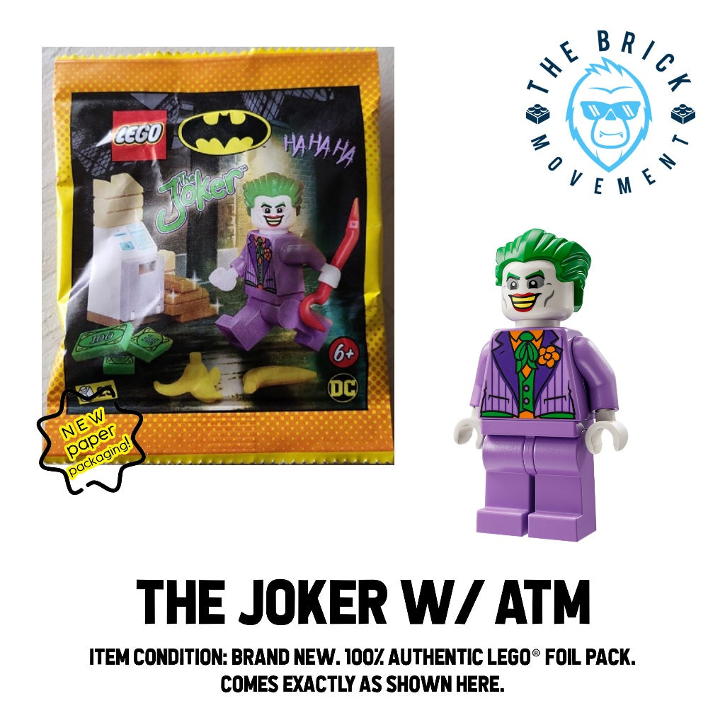 LEGO DC The Joker w/ ATM Foil Pack