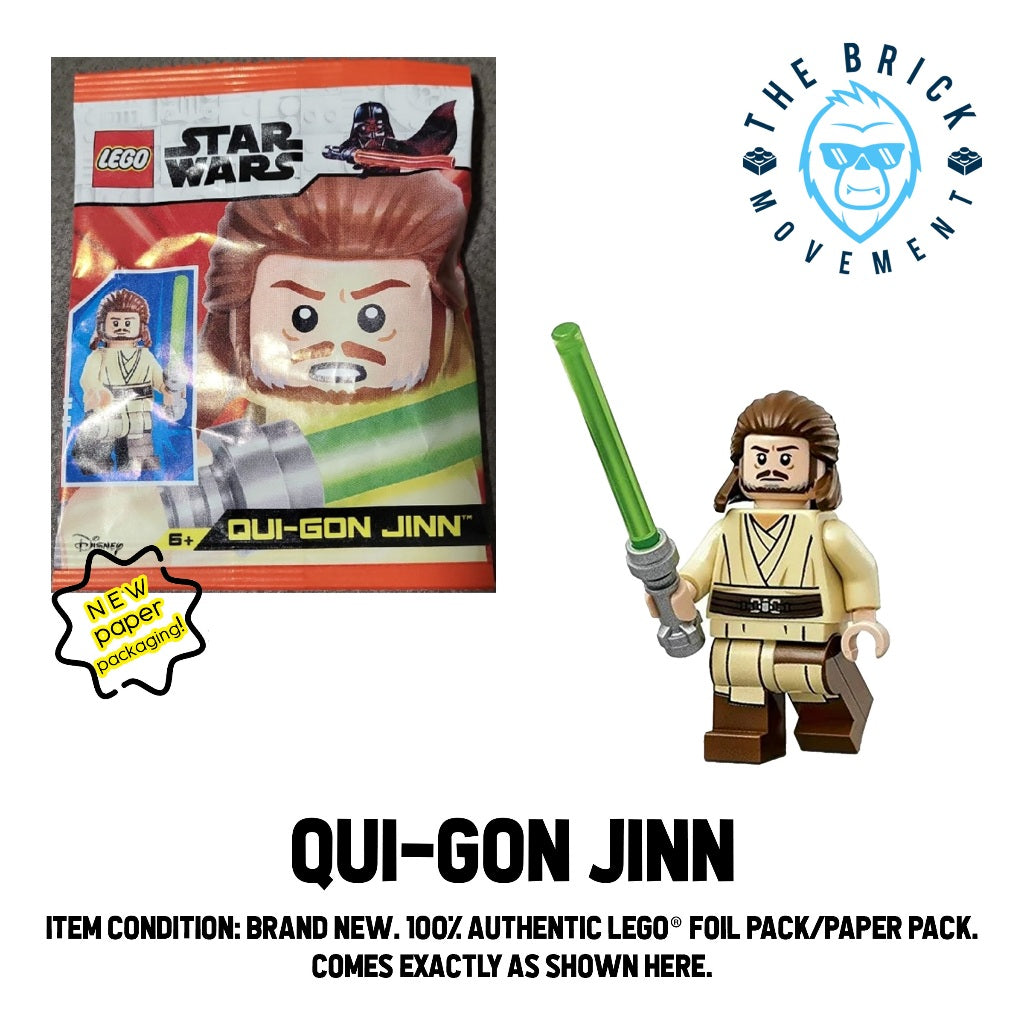 LEGO STAR WARS Qui-Gon Jinn Foil / Paper Pack