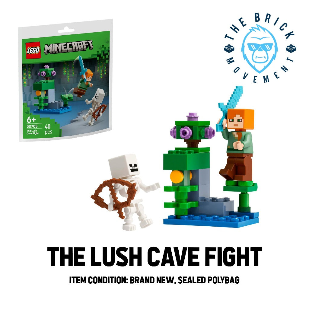 LEGO MINECRAFT The Lush Cave Fight Polybag / Paper Bag