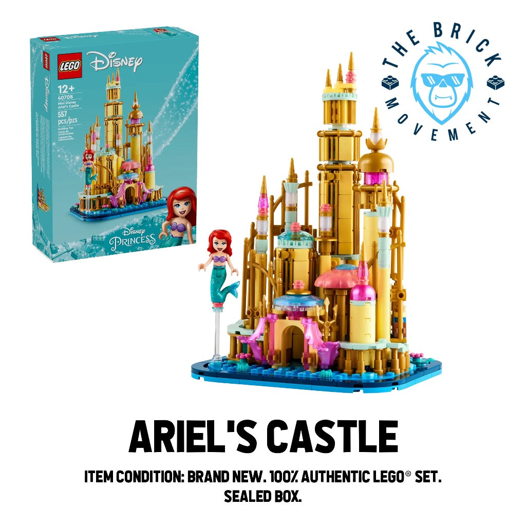 LEGO DISNEY 40708 Mini Ariel's Castle Set