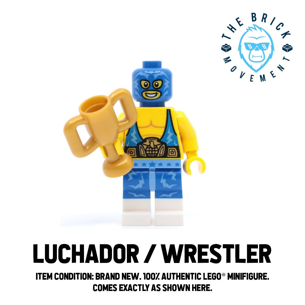 LEGO BAM Luchador / Wrestler Minifigure