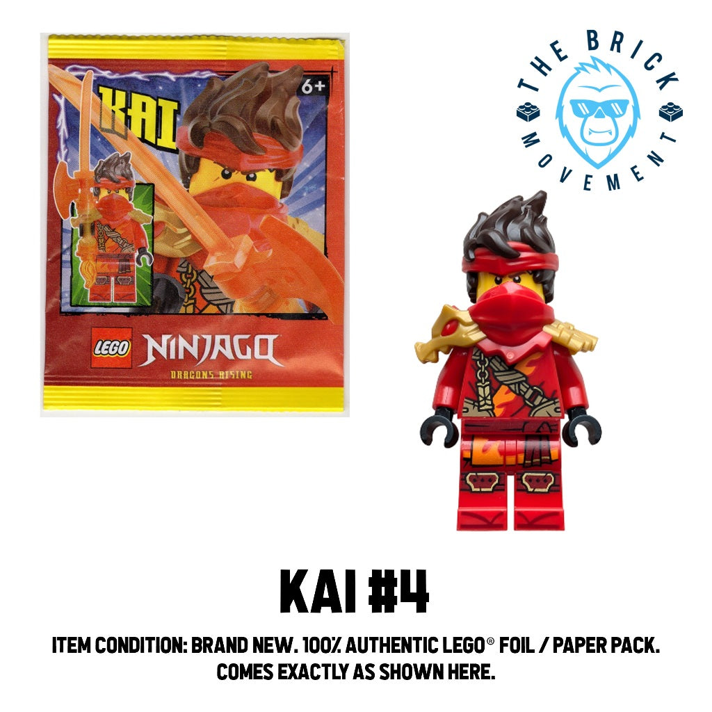 LEGO NINJAGO Kai Foil / Paper Pack #4
