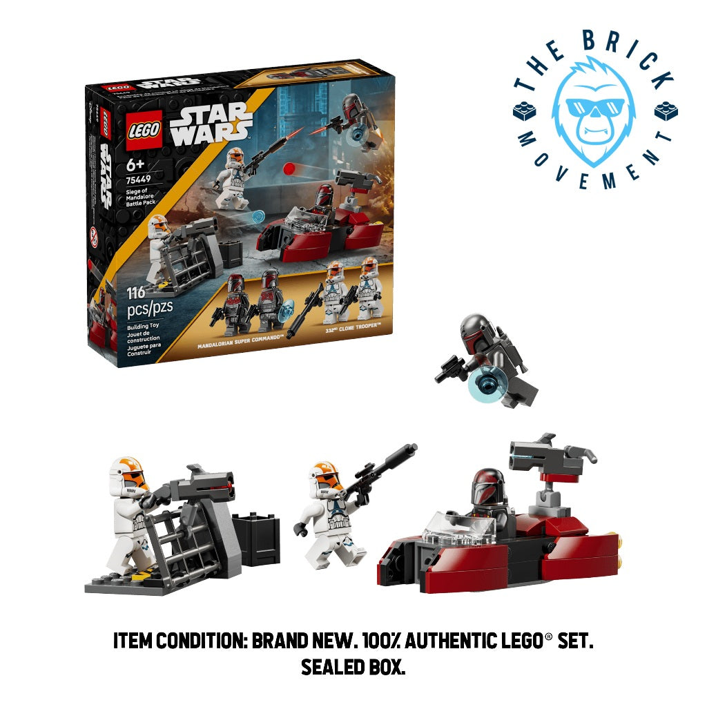 LEGO STAR WARS 75449 Siege of Mandalore Battle Pack Set