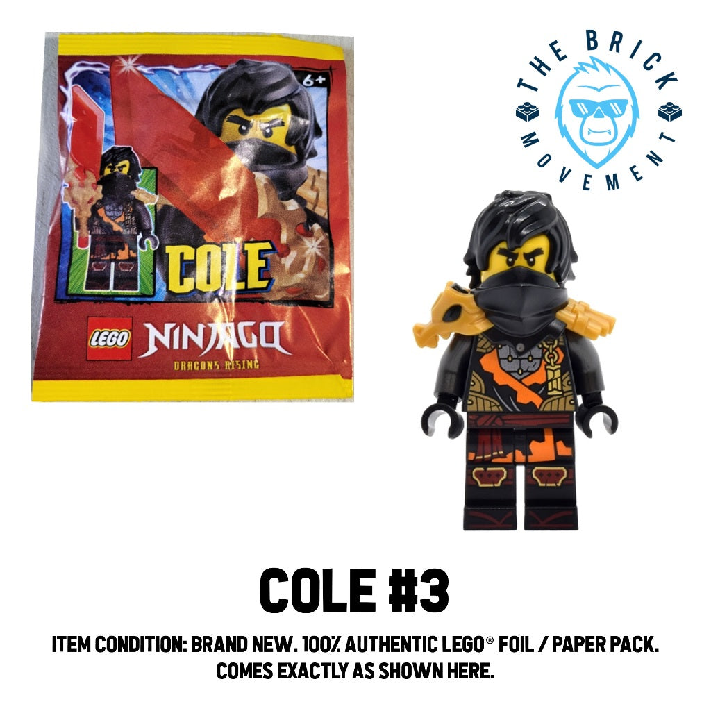 LEGO NINJAGO Cole Foil / Paper Pack #3