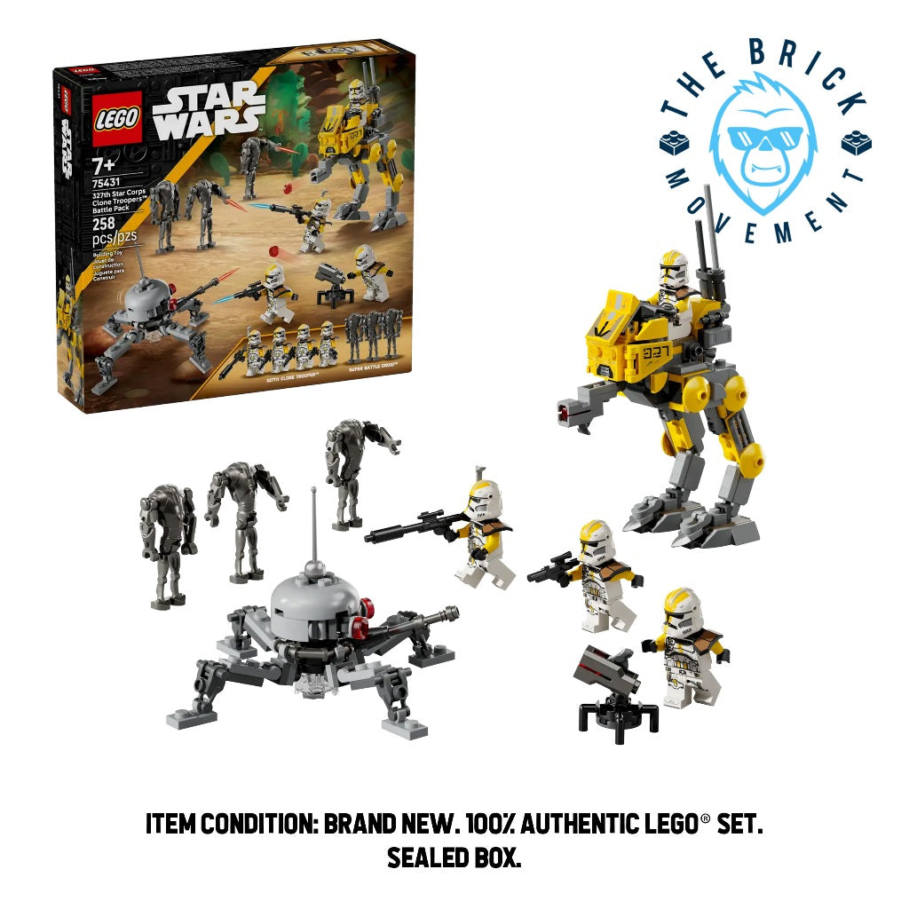 LEGO STAR WARS 75431 327th Star Corps Clone Troopers Battle Pack Set