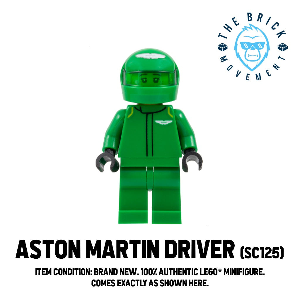 LEGO SPEED CHAMPIONS Aston Martin Aramco F1 AMR24 Driver Minifigure