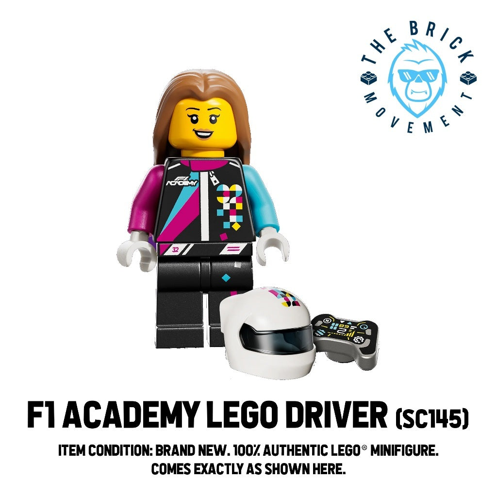 LEGO SPEED CHAMPIONS F1 Academy Driver Minifigure