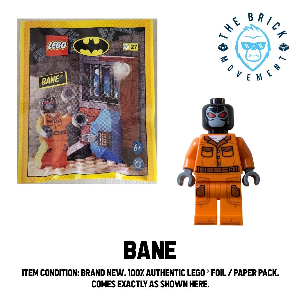 LEGO DC Bane w/ Prison Cell Foil / Paper Pack
