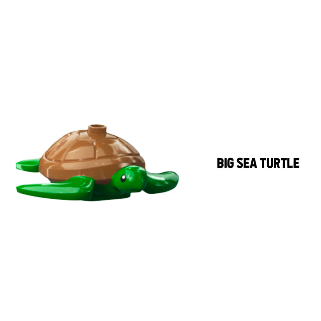 LEGO ACCESSORIES - ANIMAL - Sea Turtle (Small & Big)