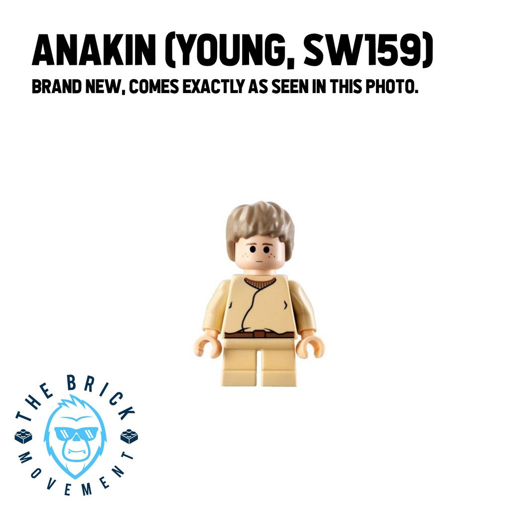 LEGO STAR WARS Anakin Skywalker (Young) Minifigure