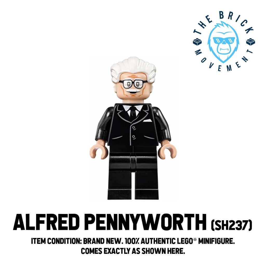 LEGO DC Alfred Pennyworth Minifigure