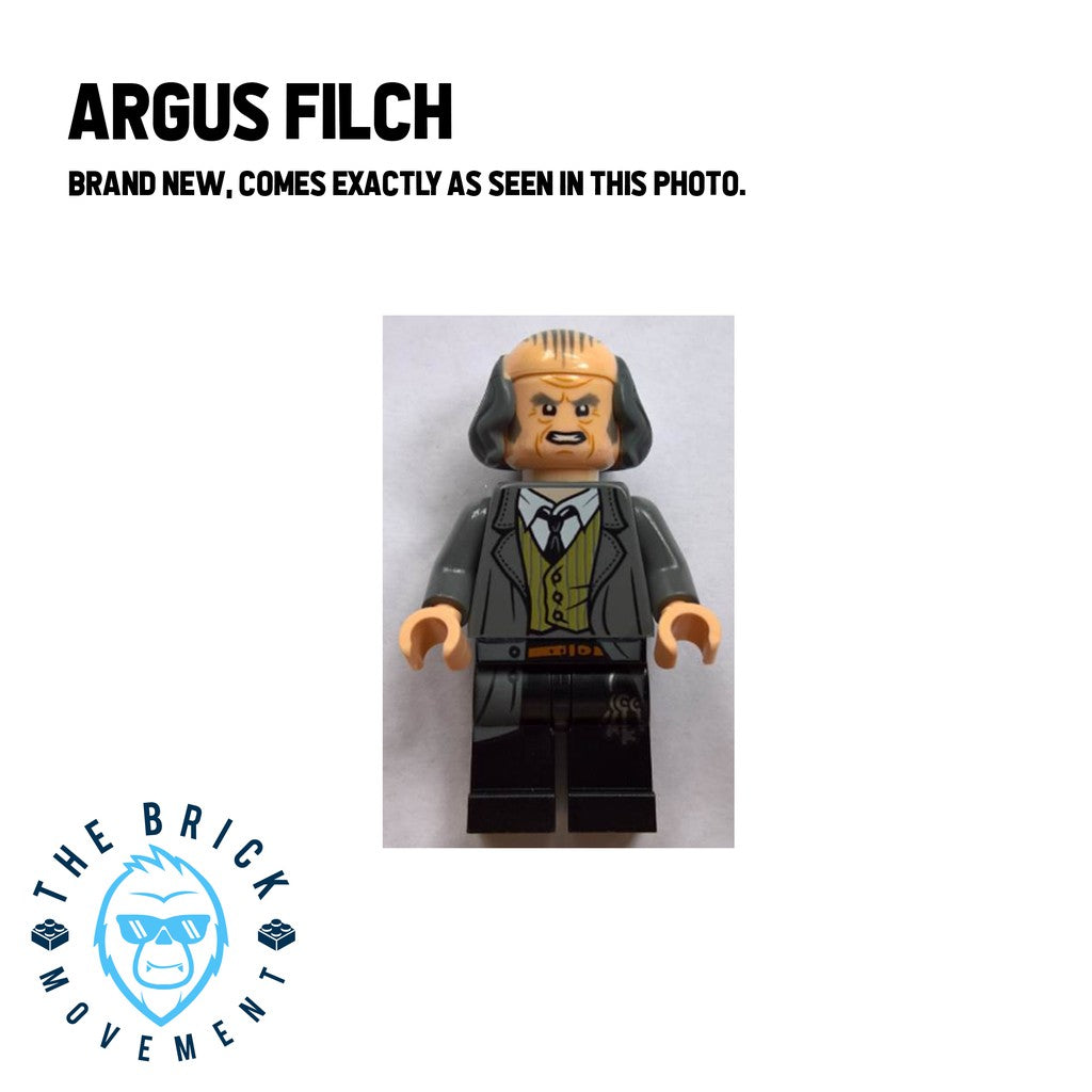 LEGO HARRY POTTER Argus Filch Minifigure