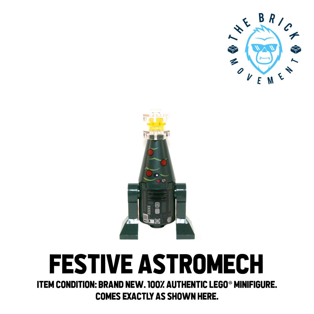 LEGO STAR WARS Festive Astromech Droid Minifigure