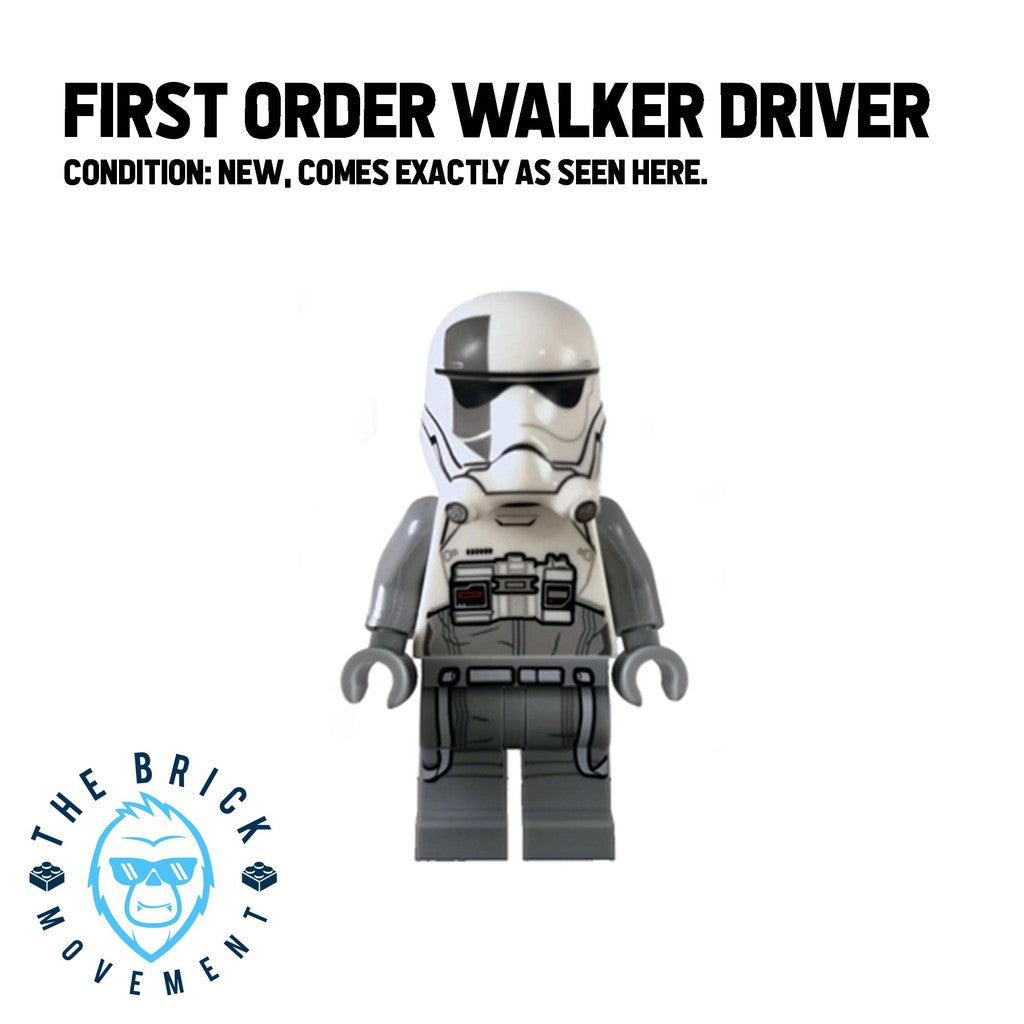 LEGO STAR WARS First Order Walker Driver Minifigure