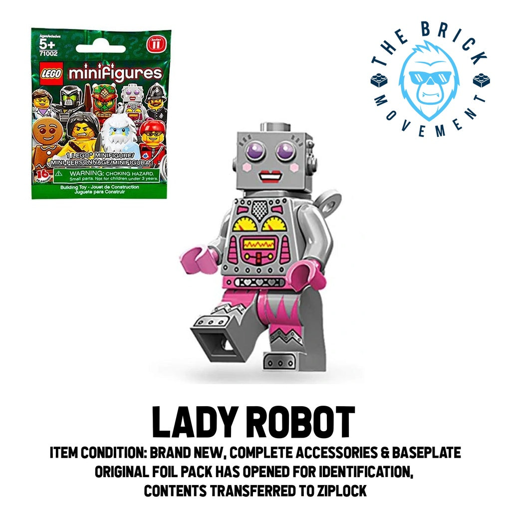 LEGO Collectible Mininifigure Series 11: Lady Robot Minifigure