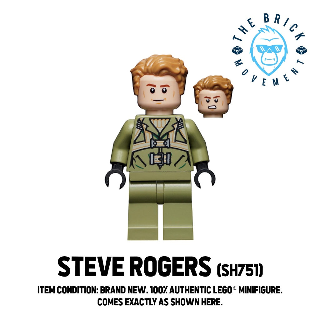 LEGO MARVEL Steve Rogers Minifigure