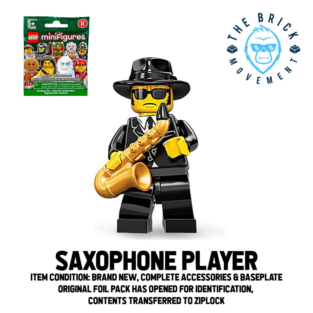 LEGO COLLECTIBLE MINIFIGURE SERIES 11: Saxophone Player Minifigure