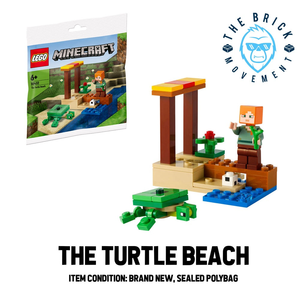 Lego Minecraft The Turtle Beach Polybag The Brick Movement 0861