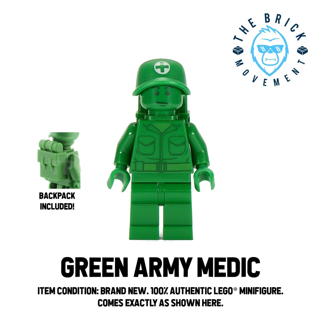 LEGO DISNEY PIXAR TOY STORY Green Army Medic Minifigure