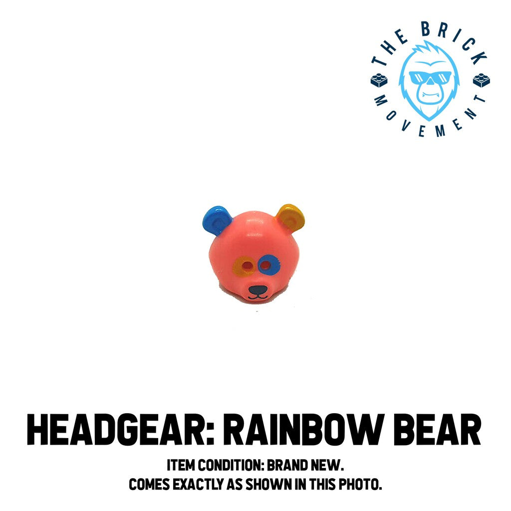 LEGO ACCESSORIES - MINIFIGURE HEADGEAR - Rainbow Bear