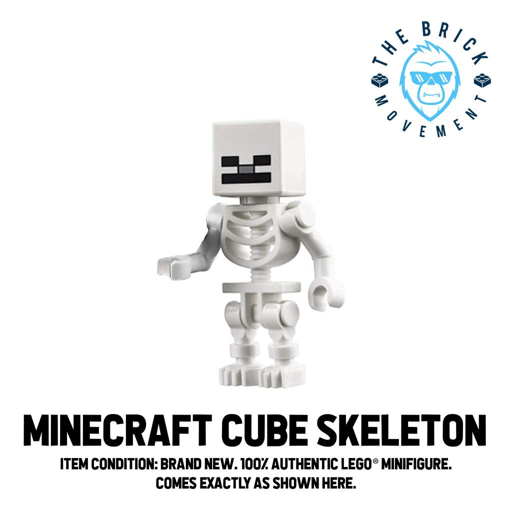 LEGO MINECRAFT Cube Skeleton Minifigure