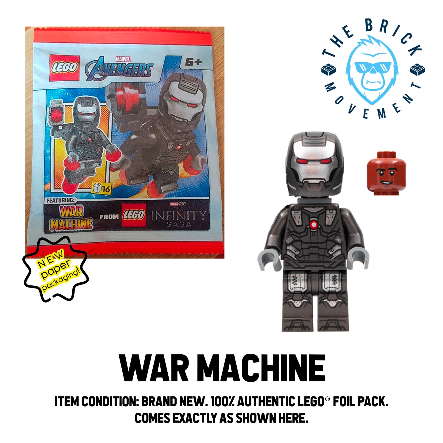 LEGO MARVEL War Machine Foil Pack