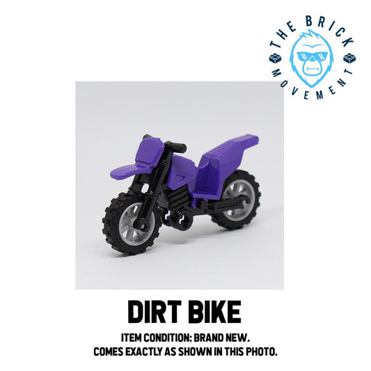 LEGO ACCESSORIES - BICYCLE - Dirt Bike (Dark Purple)