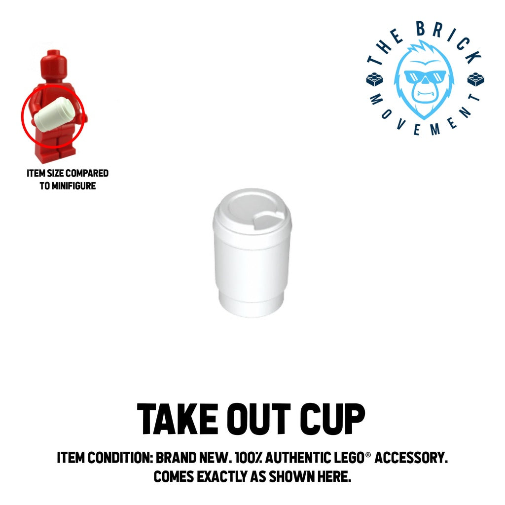 LEGO ACCESSORIES - FOOD - Take Out / Coffee Cup – The Brick Movement