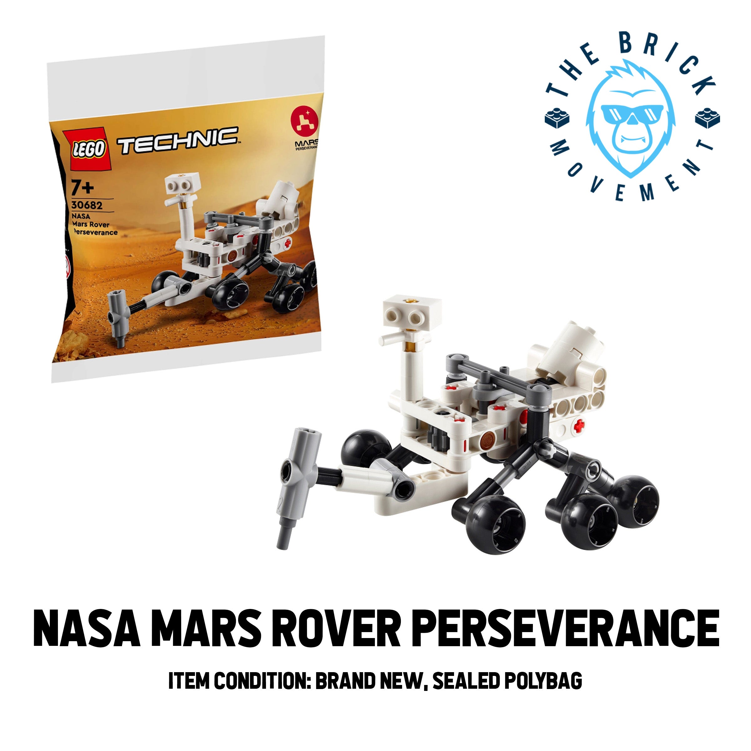 Build A Lego Mars Rover LEGO TECHNIC NASA Mars Rover Perseverance Polybag – The Brick Movement