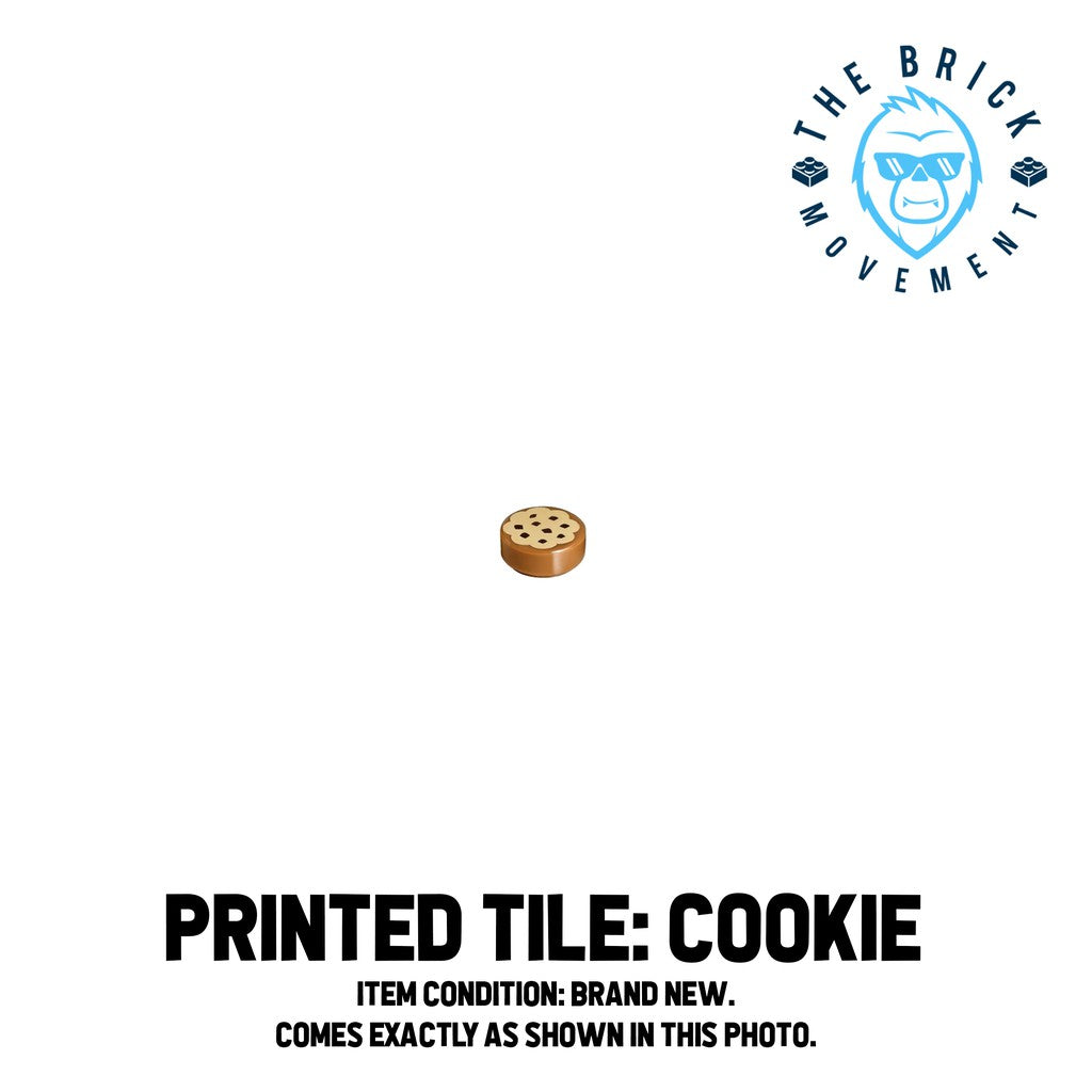 LEGO ACCESSORIES - FOOD - Printed Tile (Cookie)