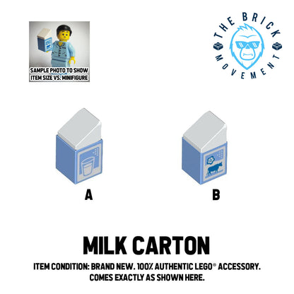 LEGO ACCESSORIES - FOOD - Milk Carton