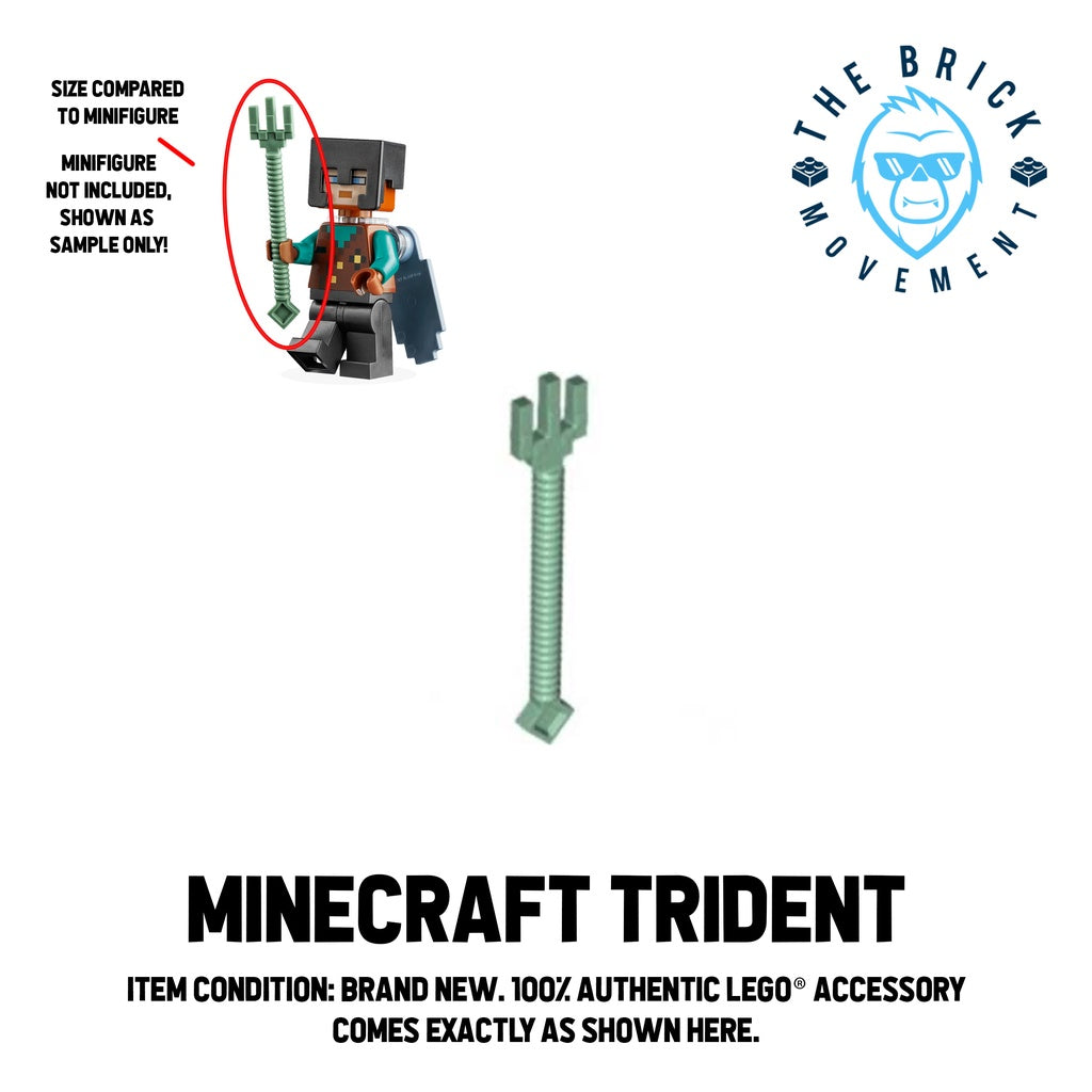 LEGO ACCESSORIES - WEAPON - MINECRAFT Trident