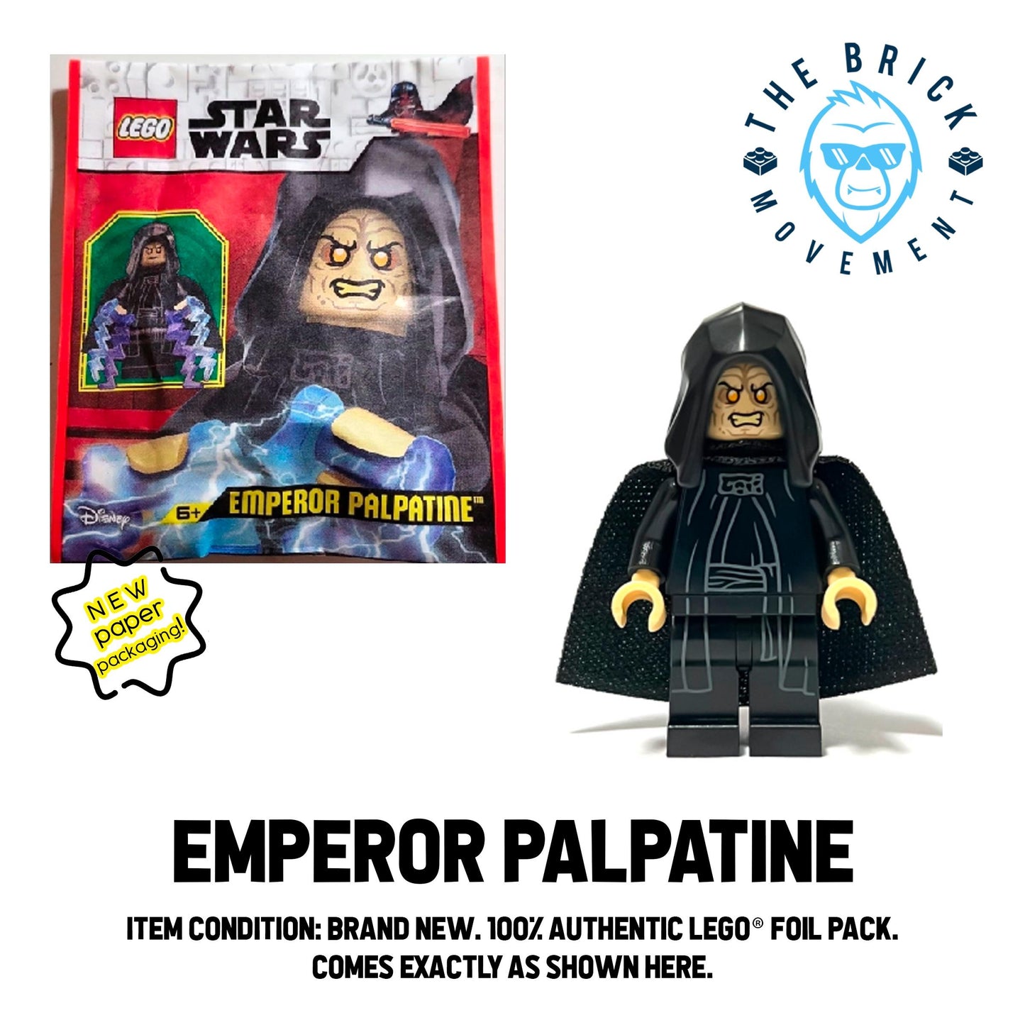 LEGO STAR WARS Emperor Palpatine Foil Pack